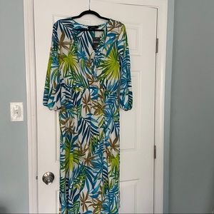 Plus size beach maxi dress